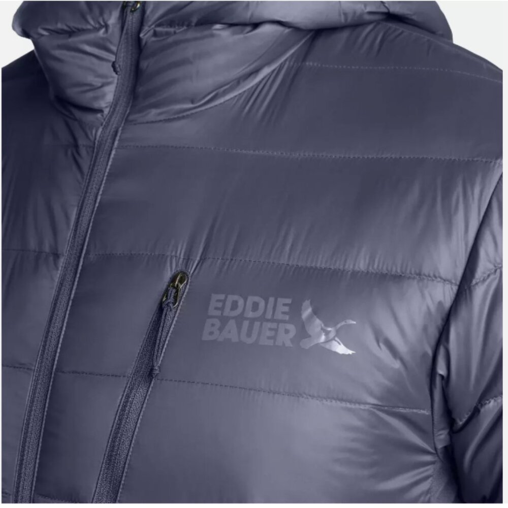 Eddie Bauer Men's Down Puffer Jacket Grey M